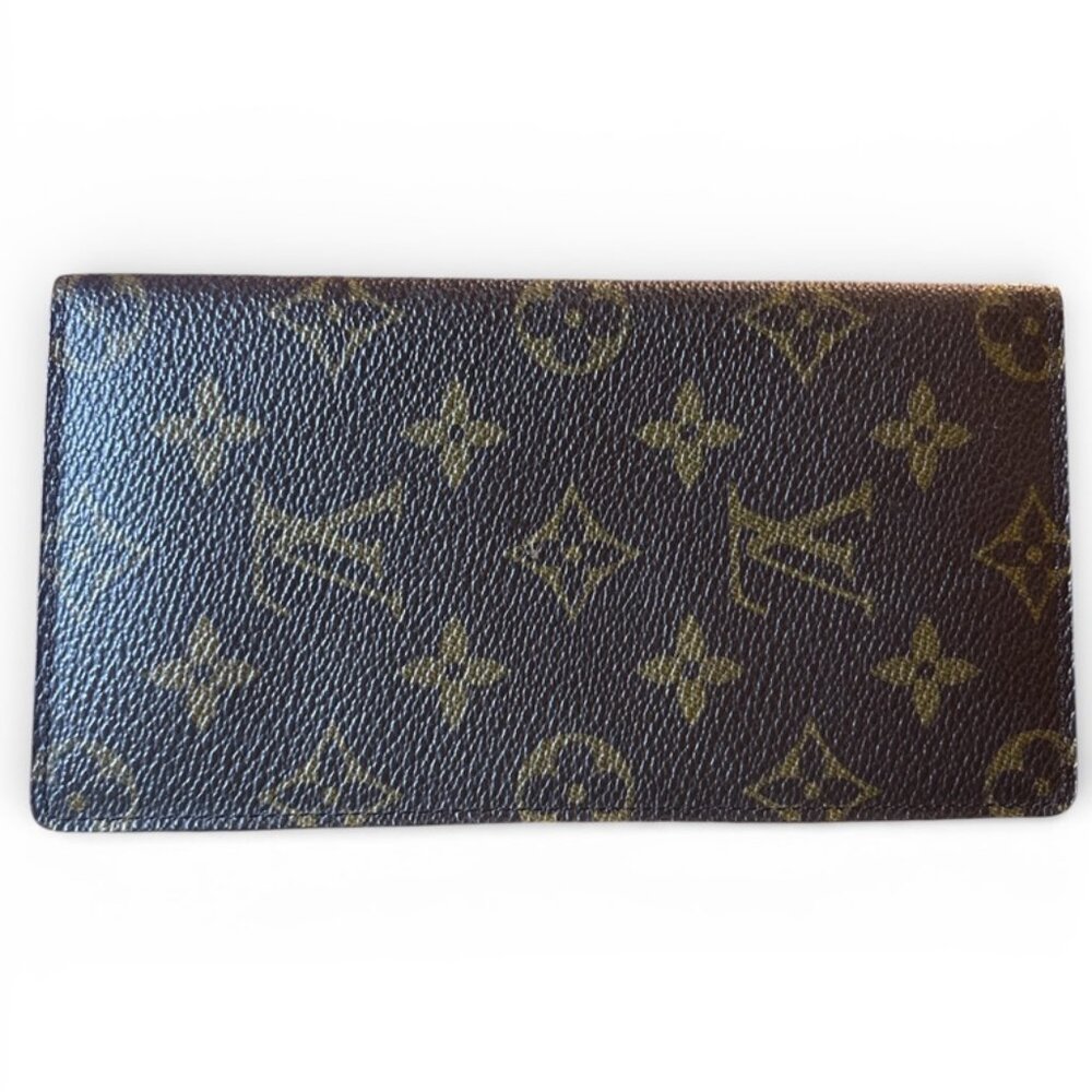 Louis Vuitton Monogram Checkbook Cover / Long Wallet Exceptional Condition - Picture 3 of 6